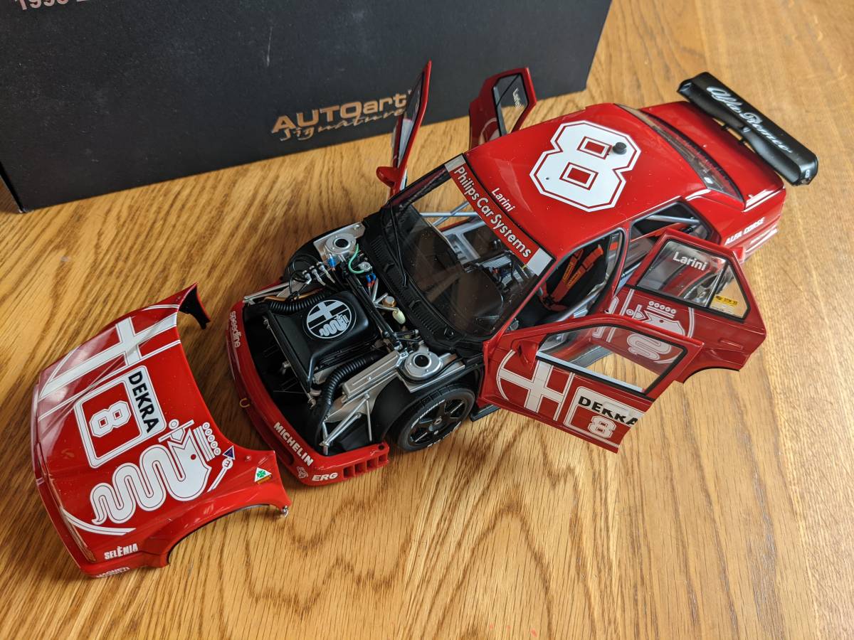 0 V6 Ti Alfa Romeo DTM 1⁄18 Autoart オートアート | eBay 1993#7