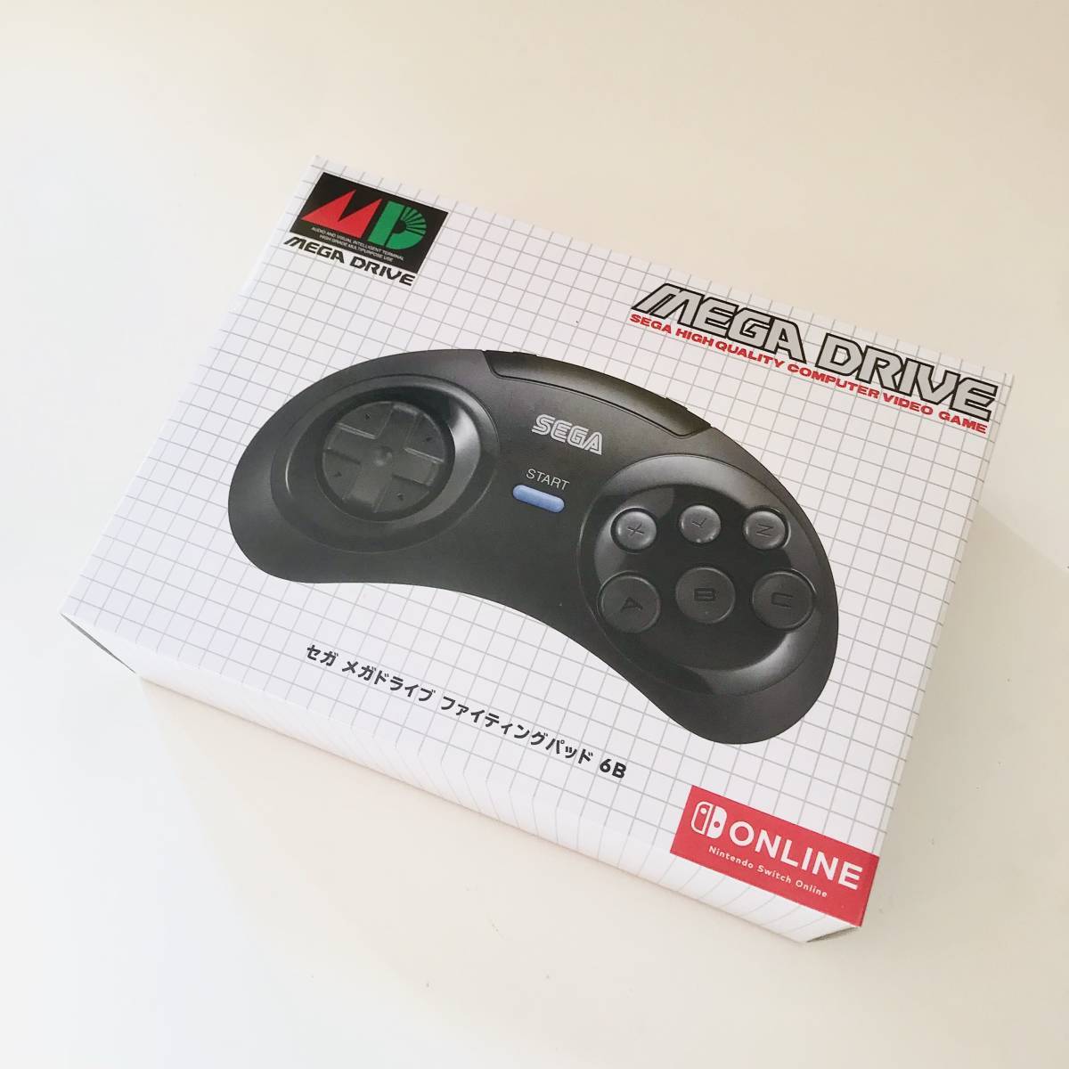 セガ ファイティングパッド 6B メガドライブ SEGA 新品・保証付き] メガドライブファイティングパッド6B 新品 コントローラー 公式通販 任天堂 未開封 メガドライブミニ2+ファイティングパッド6B 本体セット GM8121&frasl;80&frasl;0動作確認済☆SEGA 新品・未開封品
