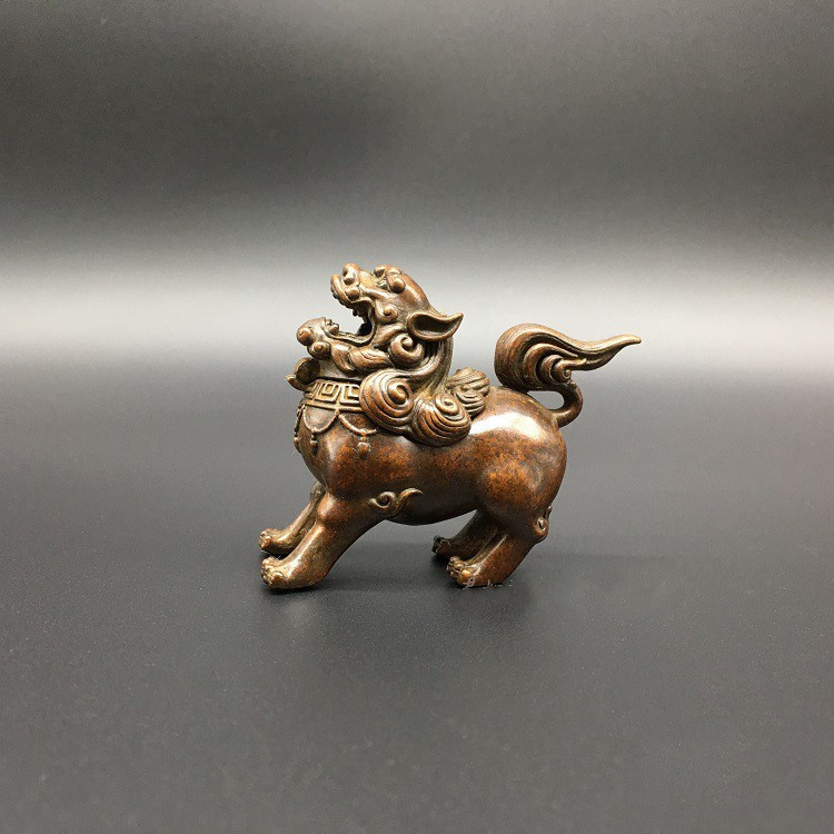 香炉 麒麟 銅器 銅製品 鎮宅辟邪 開運風水 招財 置物 工芸品 装飾品 