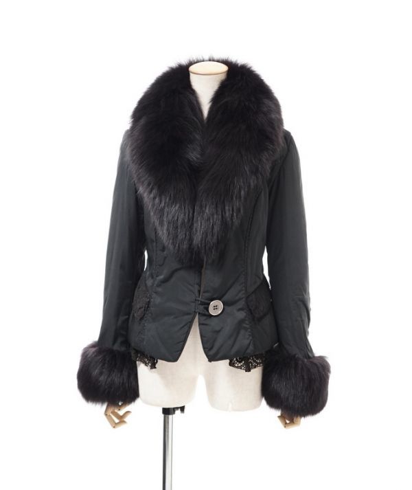 イタリア製品 毛皮 ショートジャケット