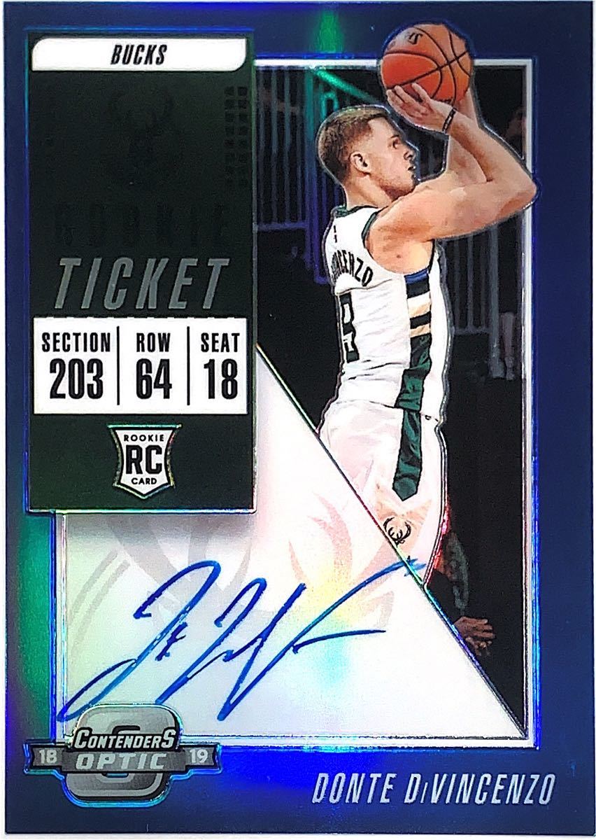 Panini Contenders Optic 2018-19 Basketball Checklist, Hobby Ticket