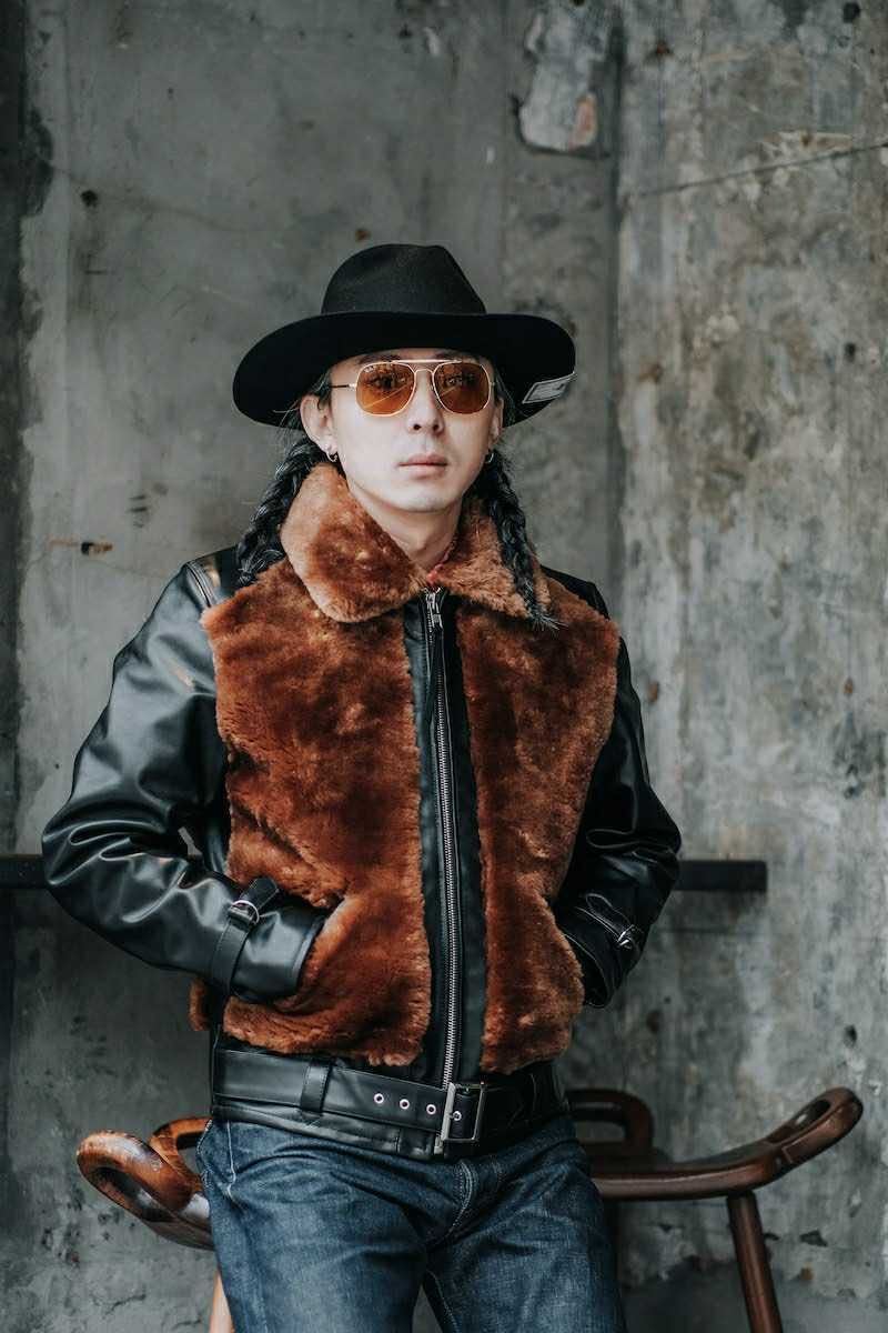 グリズリージャケット 熊ジャン ビンテージ 本革 東洋 LASKIN LAMB