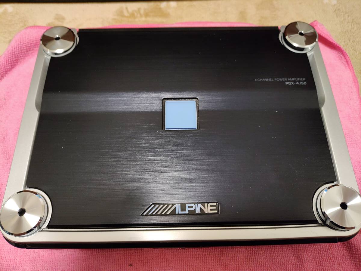 ALPINE アルパイン 4chパワーアンプ PDX-4.150 動作に問題はないですが