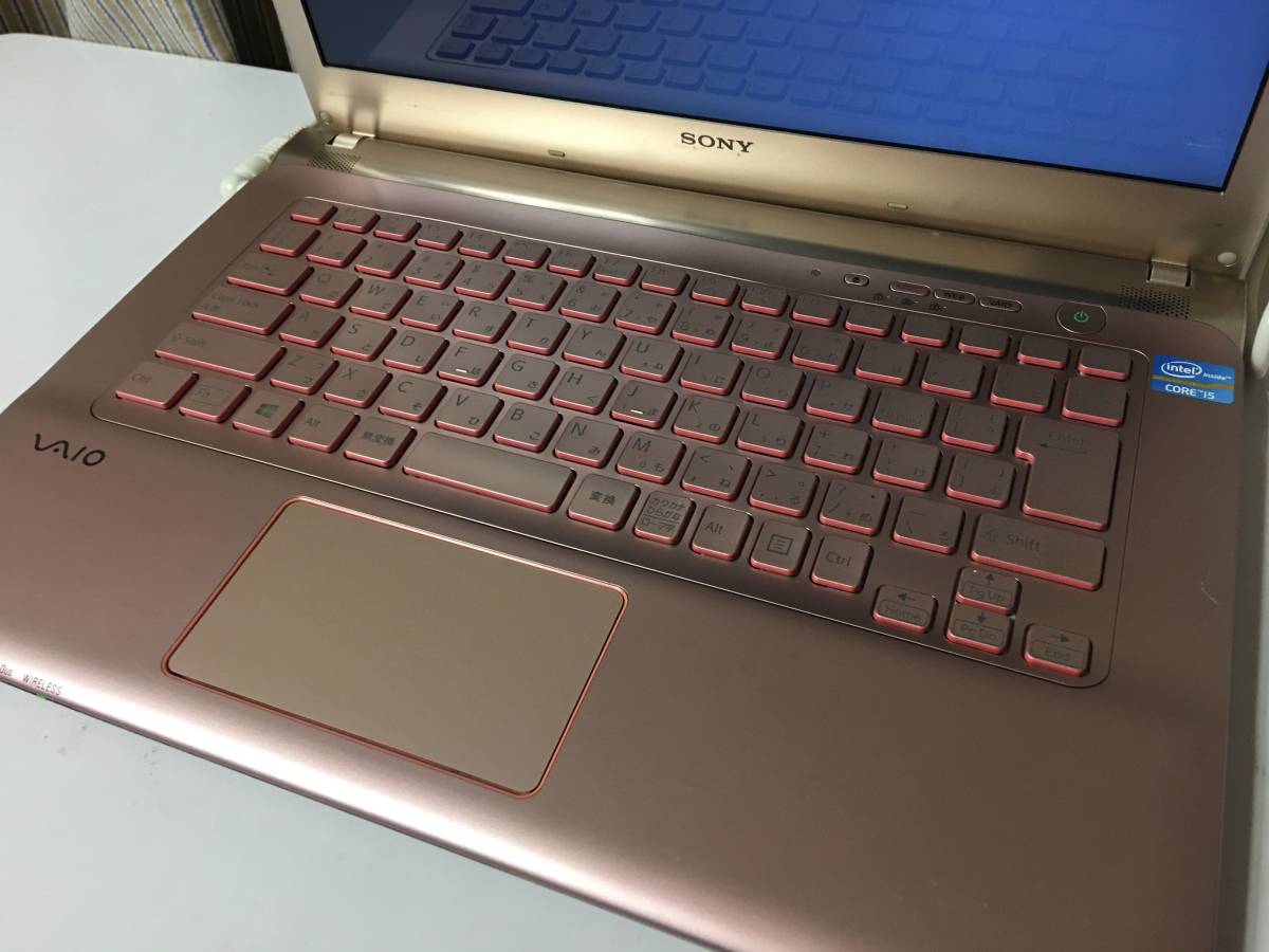 SONY VAIO SVE14AG13N Core i5-3210M 2.50GHz（？）、メモリなし、HDD 