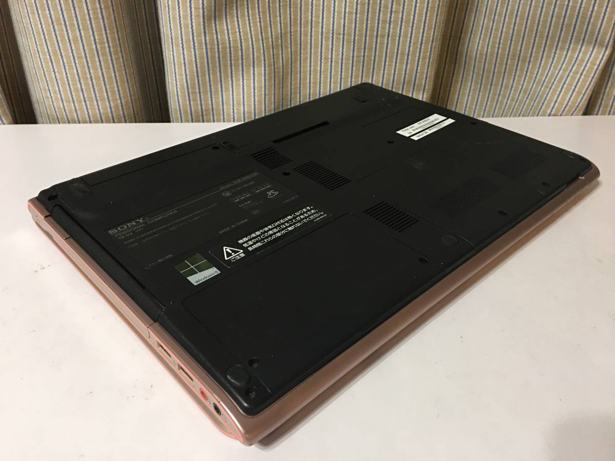 SONY VAIO SVE14AG13N Core i5-3210M 2.50GHz（？）、メモリなし、HDD 