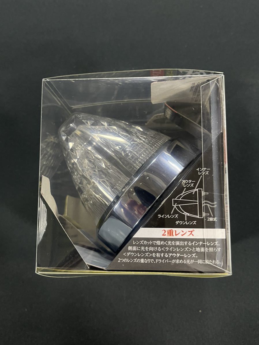 ASC ファルコンマーカー　イエロー　一文字　10個セット　LEDマーカー　CE-181　3種の光を放つ　12/24V　ヤック　レトロ　デコトラ アート ファルコンマーカー 一文字 深黄 深黄一文字 イエロー&frasl;ホワイト 18個