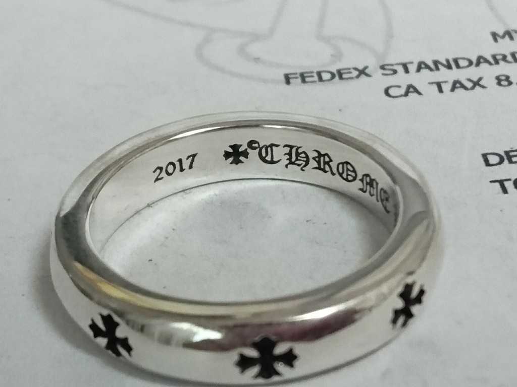 クロムハーツ　リング　JP16号 新作 クロムハーツ ネガティブCHプラスリング 22号 クロムハーツ CH