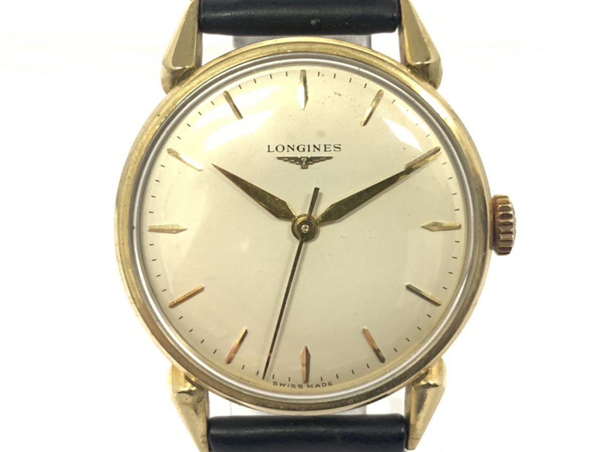 R635-I27-1845◎ LONGINES ロンジン アンティーク メンズ 腕時計 手