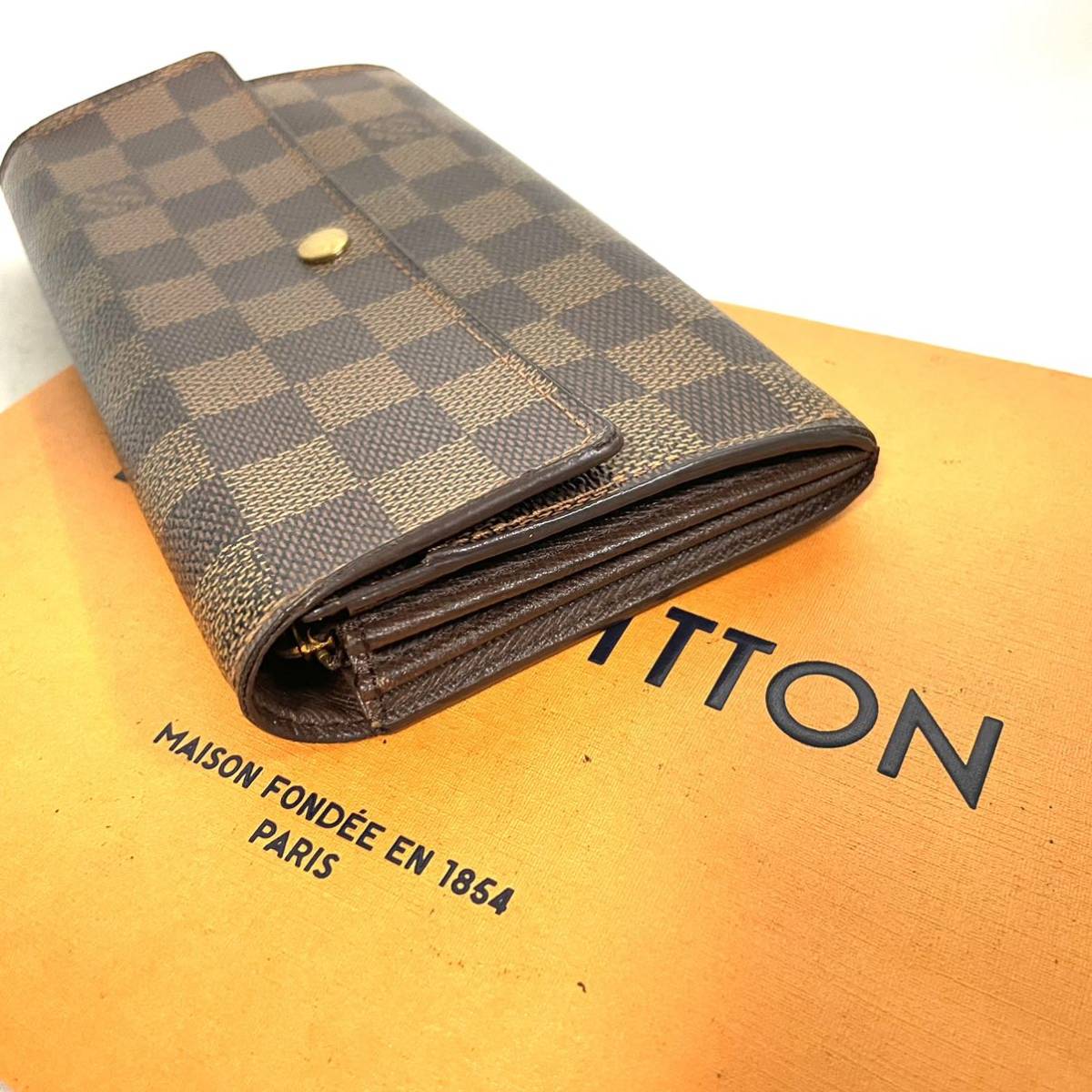☆美品☆ルイヴィトンLouis Vuitton ダミエ ポルトフォイユ サラ 