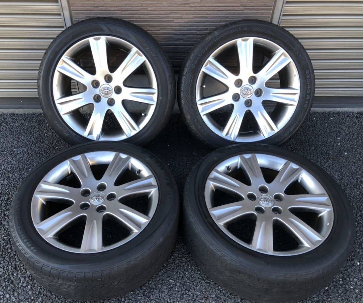 トヨタ 純正 ハイグロスアルミホイール 4本セット235/50/18 【公式通販】