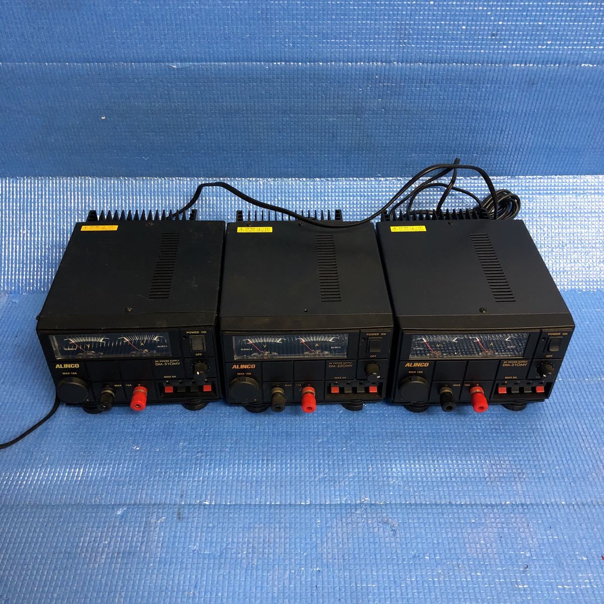 まとめ売り 安定化電源 3台 動作未確認 ALINCO DM-310MV DM-320MV