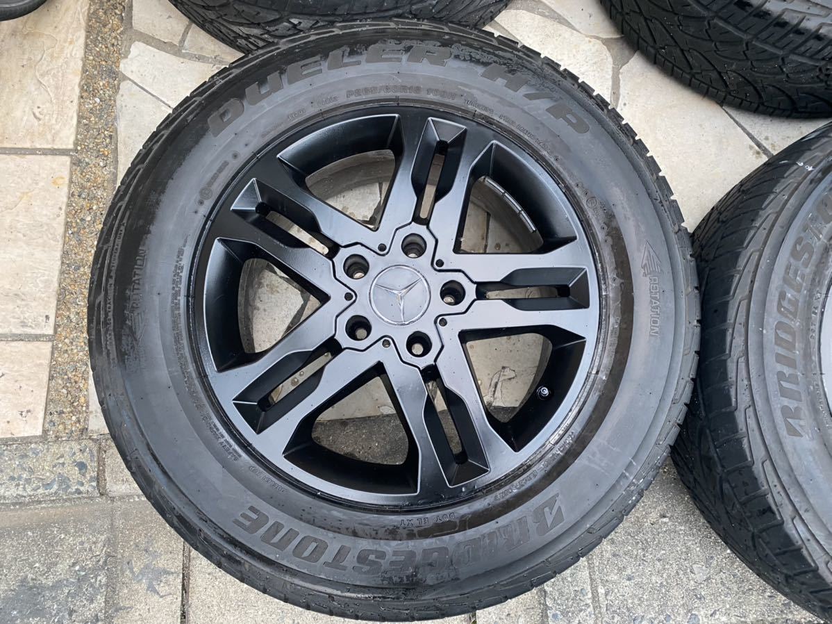 メルセデスベンツ G350D W463 ゲレンデ 265/60R18 純正タイヤホイール