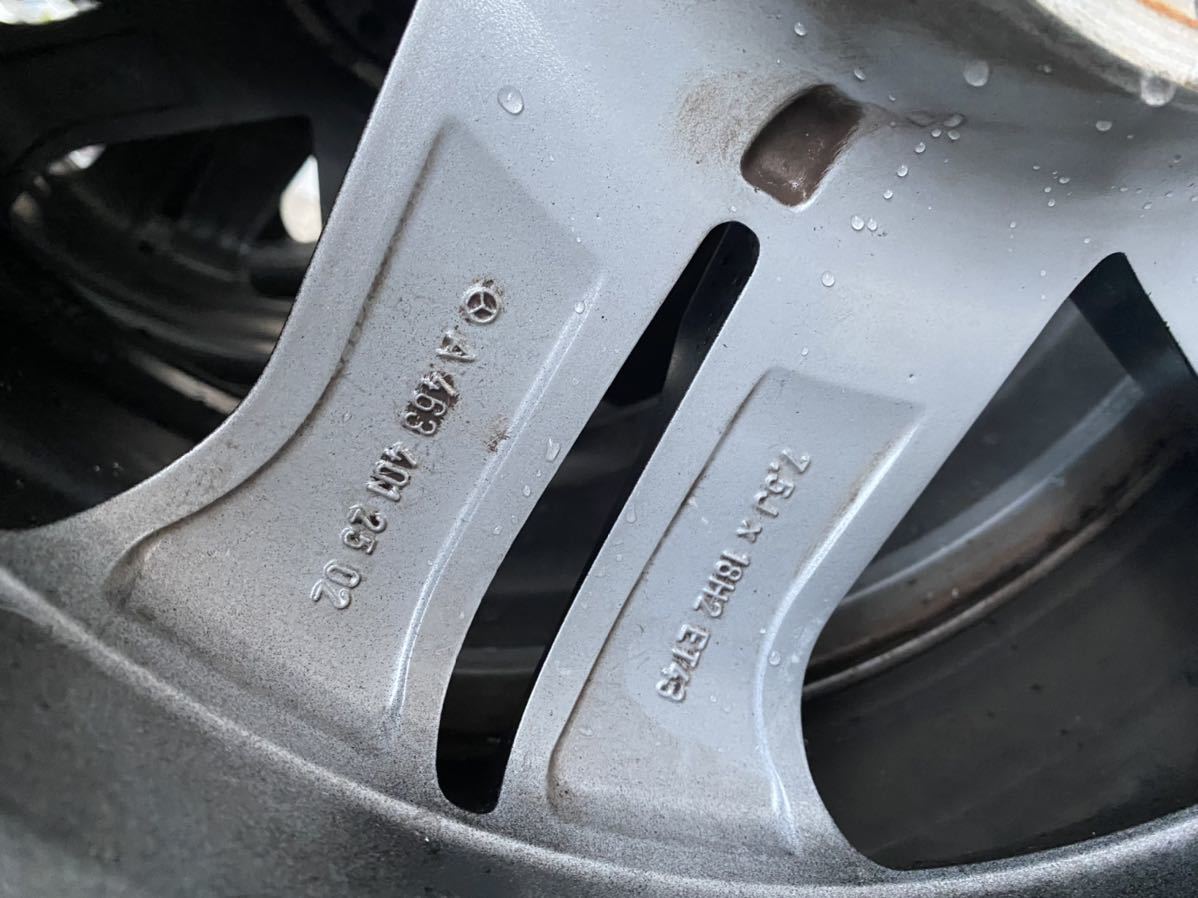 メルセデスベンツ G350D W463 ゲレンデ 265/60R18 純正タイヤホイール