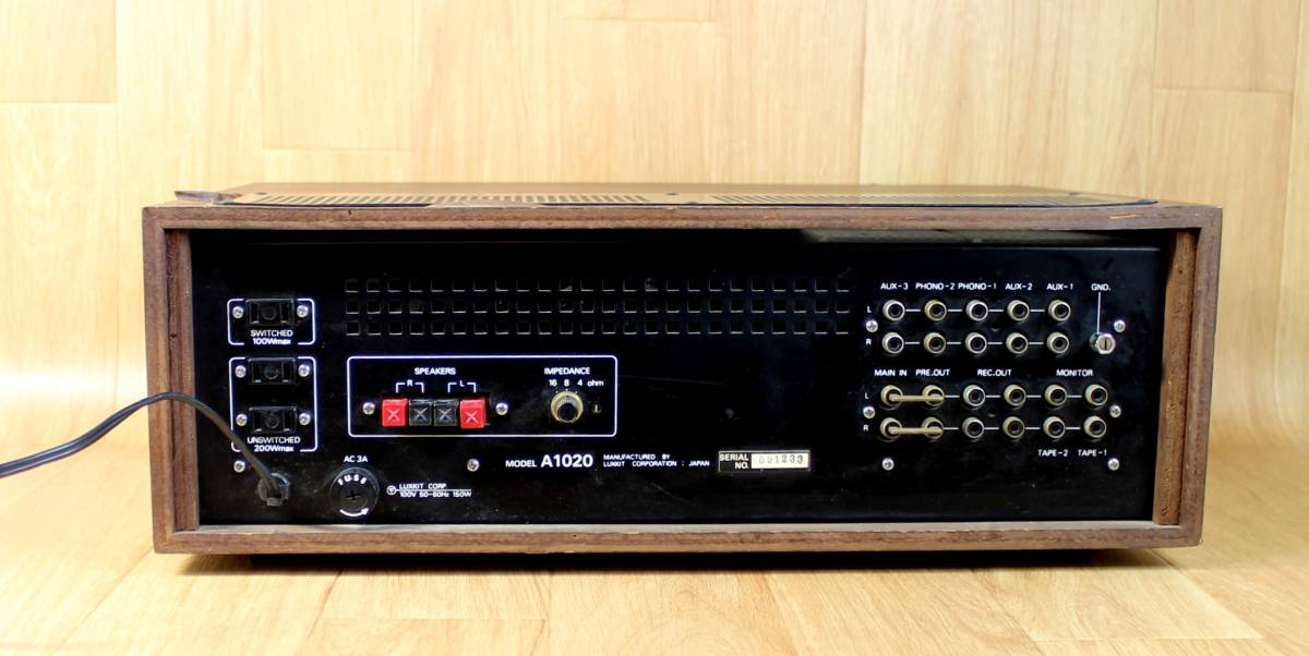 LUXKIT Luxman model A1020 真空管アンプ LUXKIT Luxman model A1020 真空管アンプ