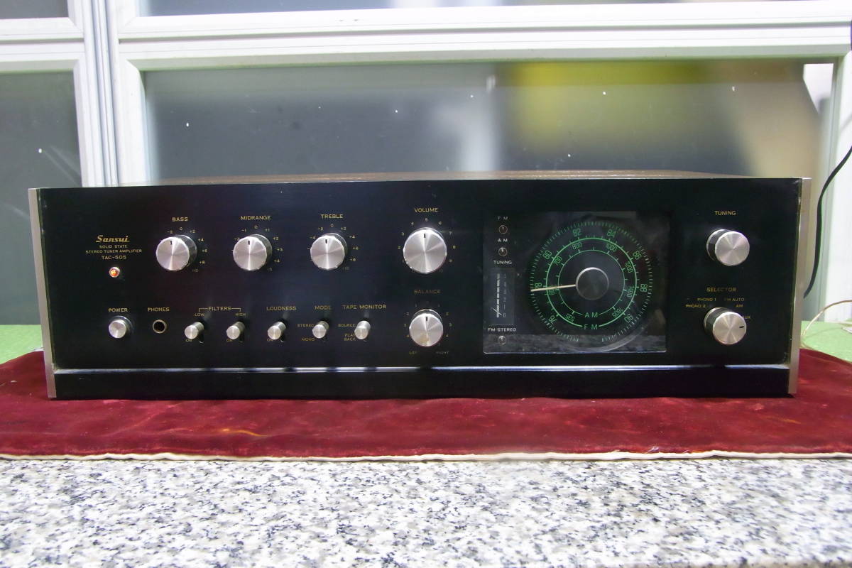 TAC-505 SANSUI サンスイ 現在品 ラジオチューナー FM⁄AM - 取扱説明書