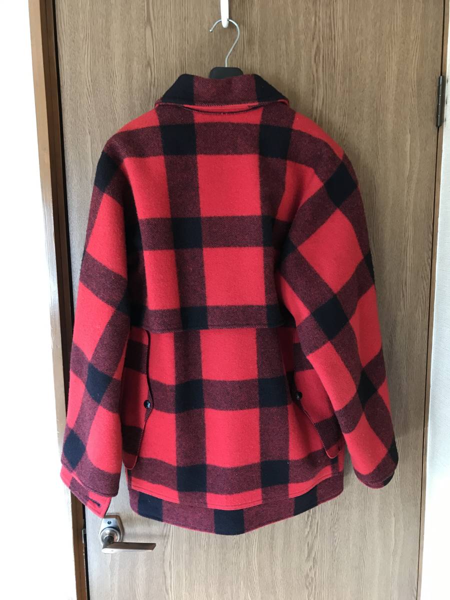 フィルソン FILSON USA製 赤×黒 ダブルマッキーノ クルーザー メルトン