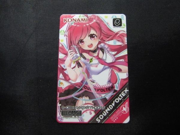 T【キ-77】【60サイズ】SOUND VOLTEX限定 e-amusement pass B柄 KONAMI  