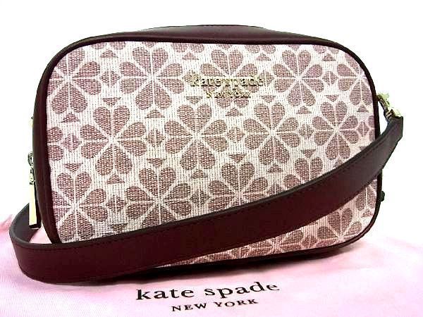  1円 kate spade ケイトスペード PXR00075 PVC&times;レザー フラワー 花柄 ポシェット ショルダーバッグ ボルドー系 V4301UO(ショルダー)｜売買されたオークション情報、yahooの商品情報をアーカイブ公 かばん、バッグ