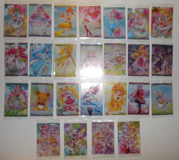 送料込☆食玩 プリキュア カード ウエハース2☆全25種類セット