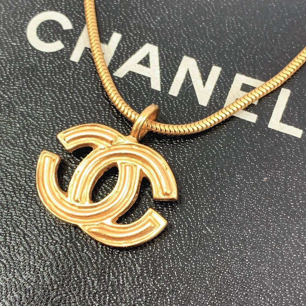 CHANEL シャネル ココマーク ネックレス - 極美品 ラインストーン 
