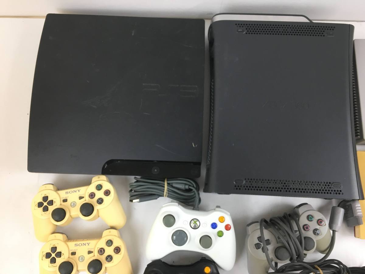 04y5949)【1円～】ジャンクゲーム機本体 まとめ売り(PS3本体/PS本体/FC