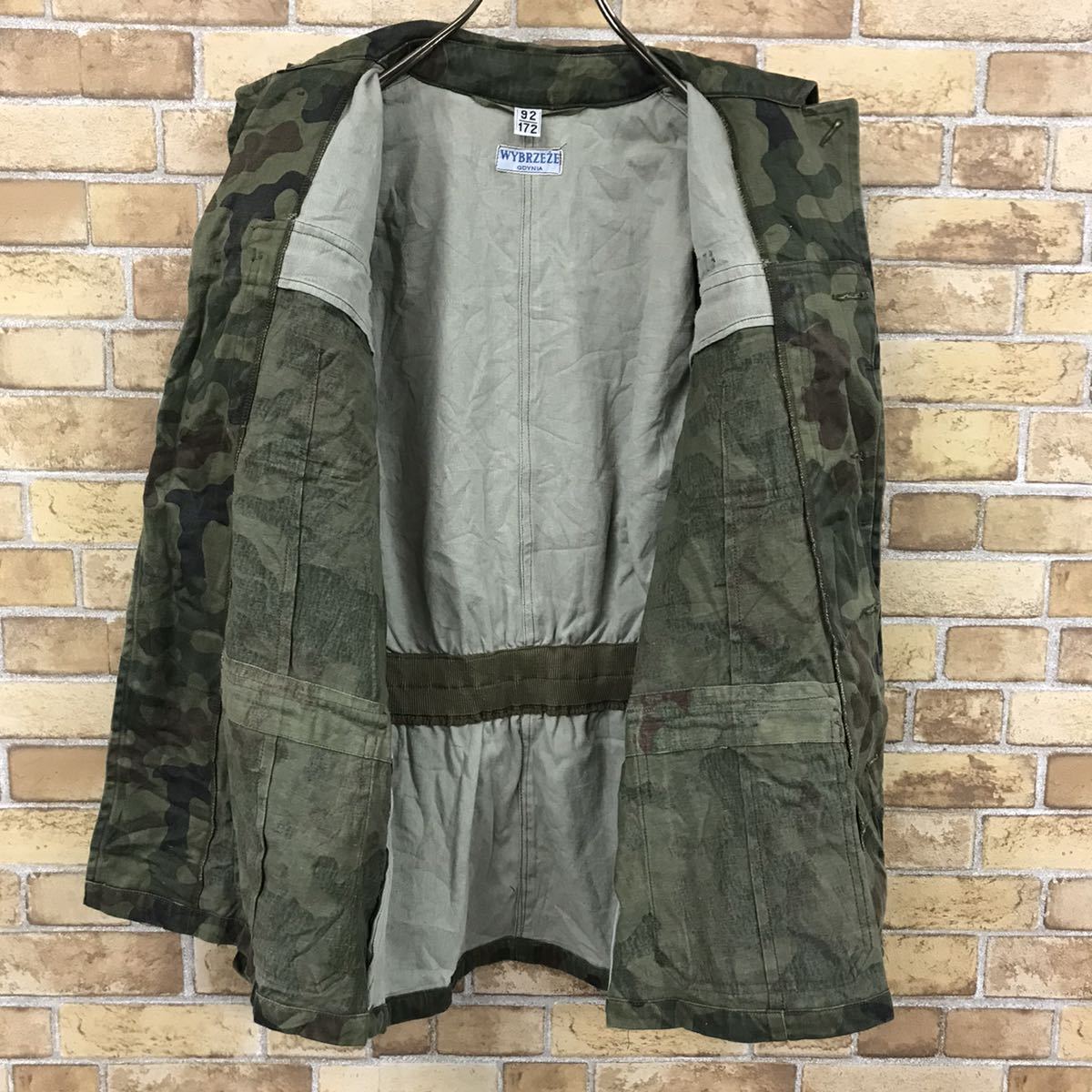 YJ1564 UR ポーランド軍 WYBRZEZE シャツジャケット ミリタリー 