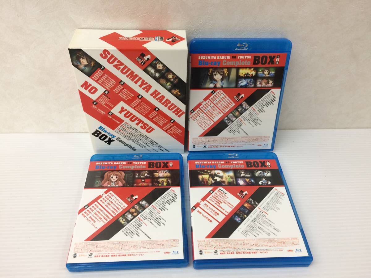 涼宮ハルヒの憂鬱 ブルーレイ コンプリート BOX [Blu-ray] 中古品