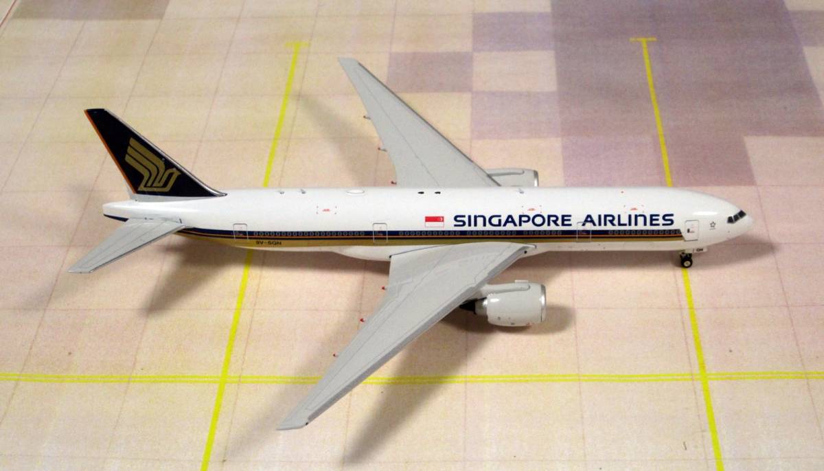 シンガポール航空 Phoenix 1⁄400 9V-SQN Singapore 777-200ER ⁄ DHL