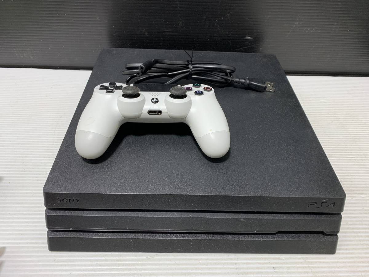 【大人気，2026】 PS4 PRO プレステ4 CUH-7200B コントローラ ブラック 現状品 写真追加あり(PS4本体)｜売買されたオークション情報、yahooの商品情報をアーカイブ公開 - オークファン PS4本体
