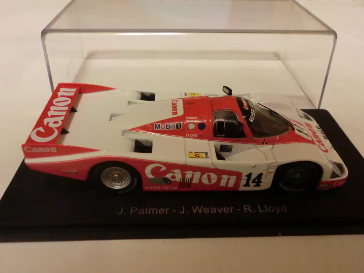 スパーク ポルシェ956 #14 Canon LM 2位1985 spark model 1/43 ポルシェ 956 No.14 キャノン Canon ルマン 1985年
