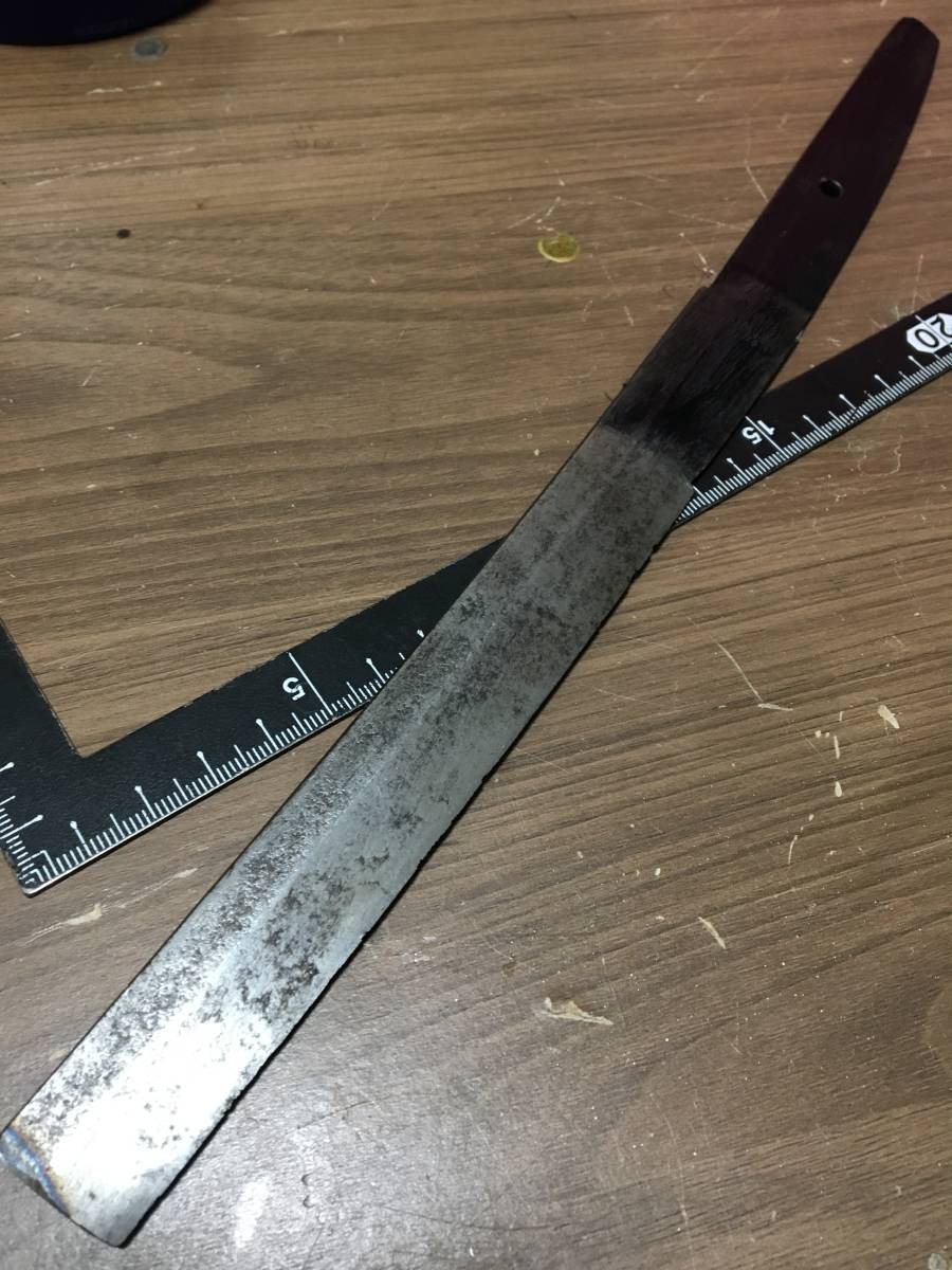 真剣 日本刀 残欠刀 合法寸法(15cm以内)品 玉鋼 江戸時代 3点 現状品