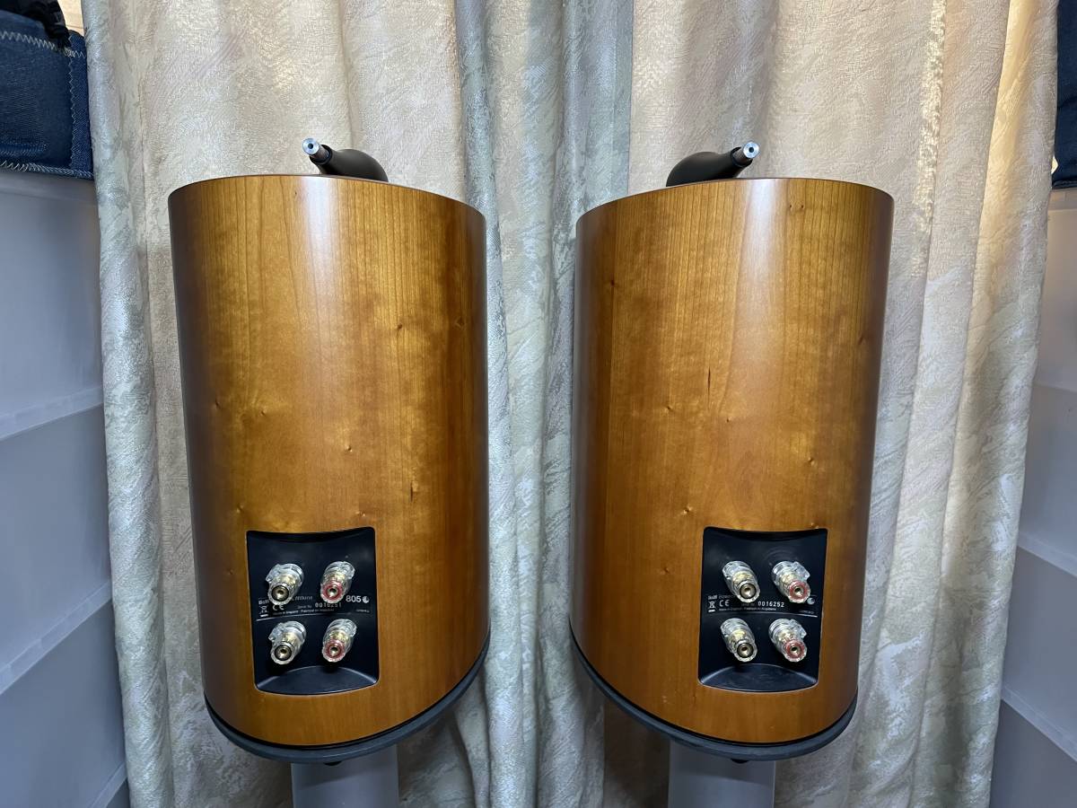 B&W 805S 公式通販 ROSENUT スピーカーペア美品（2台目） 左右 