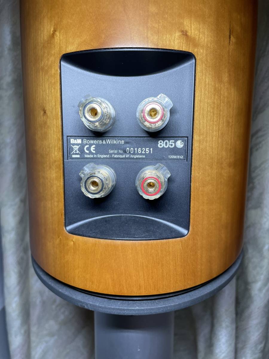 B&W 805S 公式通販 ROSENUT スピーカーペア美品（2台目） 左右