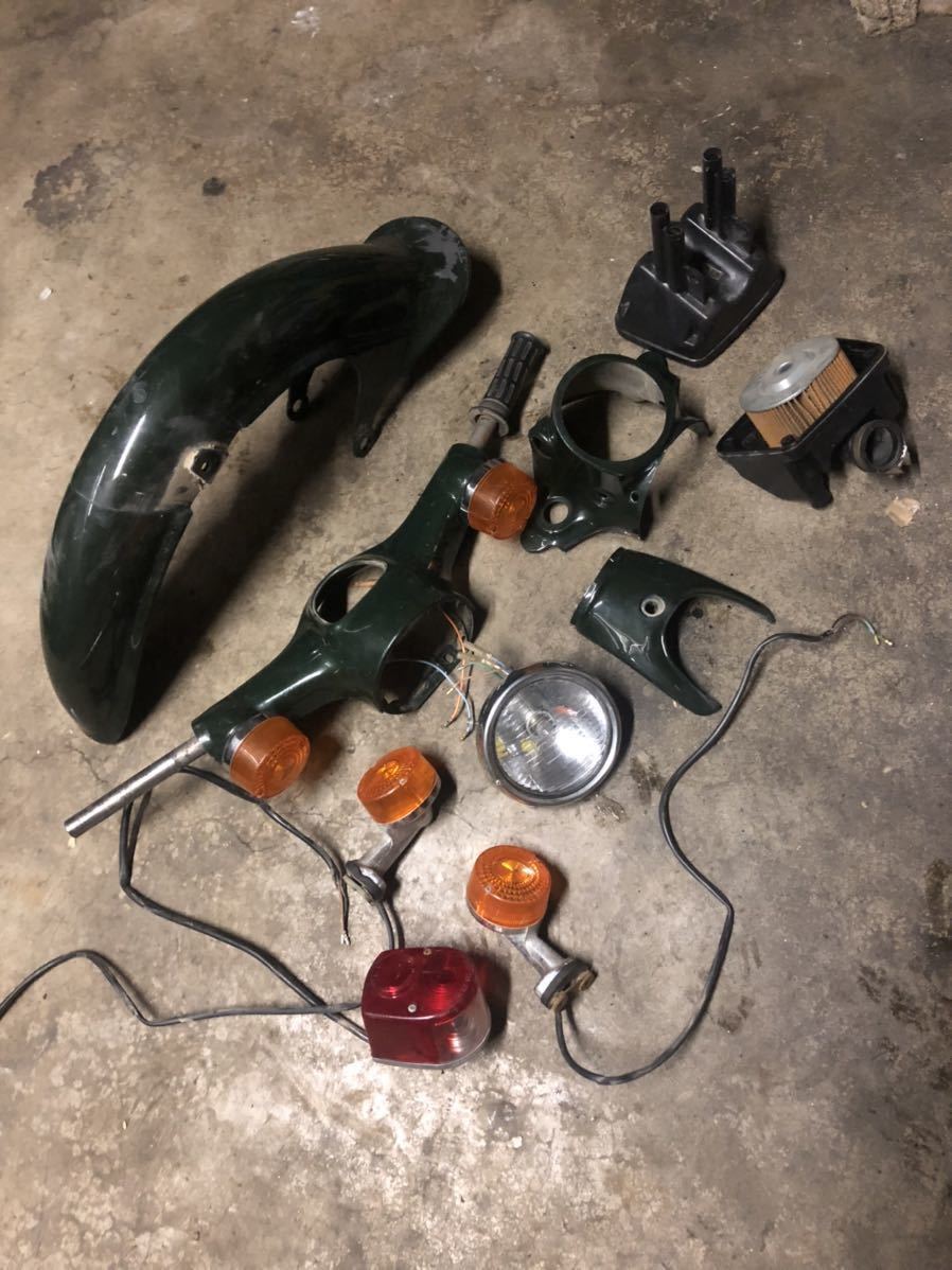  1台全バラ 処分特価 ホンダ スーパーカブ純正パーツ 外装セット テールランプ フロントフェンダーウィンカー ヘッドライト C50C70C90(セット)｜売買されたオークション情報、yahooの商品情報を ホンダ用