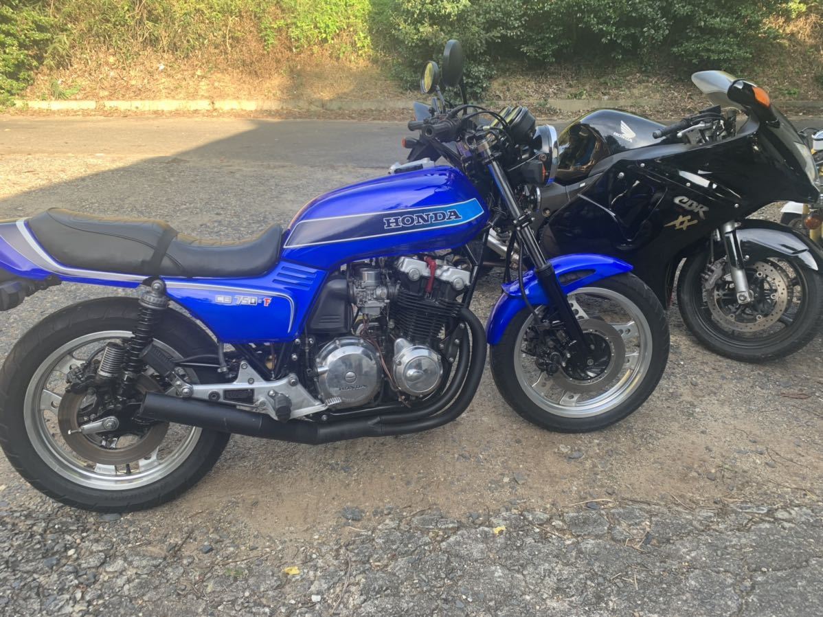 CB750F用 手曲げスペンサータイプエキパイマフラー フランジ付き