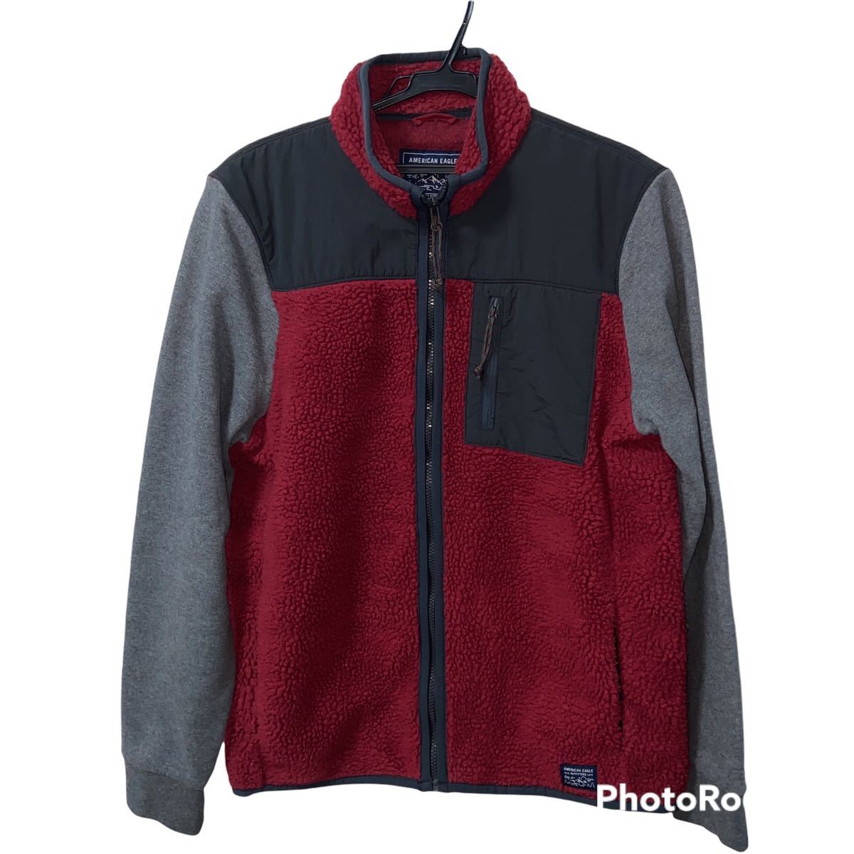 大得価，本物保証 American Eagle Outfitters アメリカンイーグル ブルゾン フリースジャケット(ジャンパー、ブルゾン)｜売買されたオークション情報、yahooの商品情報をアーカイブ公開 - オークファン 男性用