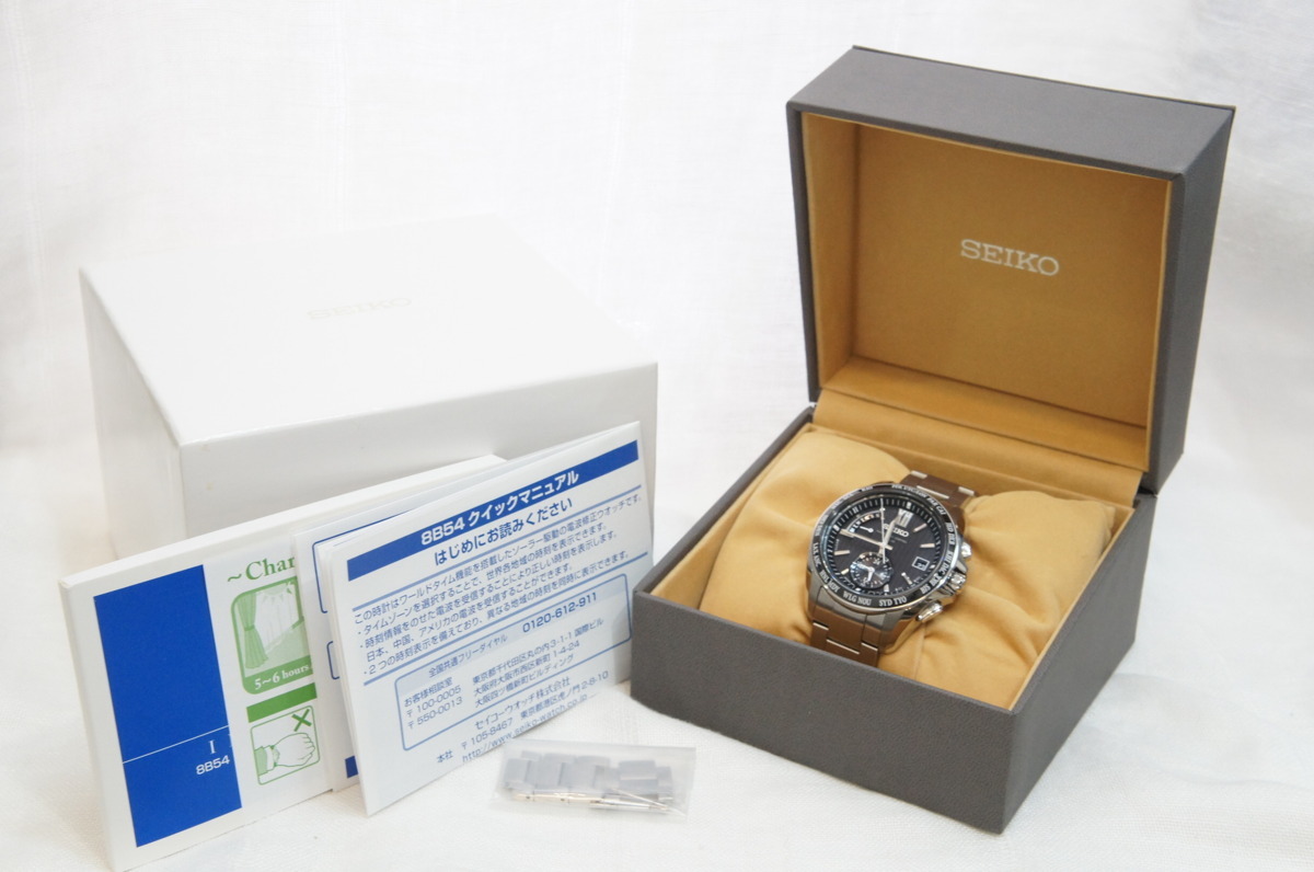 S85372F 良品/動作品◇SEIKO セイコー ブライツ 腕時計 ワールドタイム 
