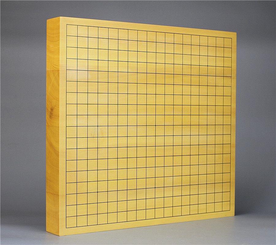 Z0529 名誉名人 【趙治勲】 揮毫 真筆保証本榧碁盤5.8×42.5×45.5