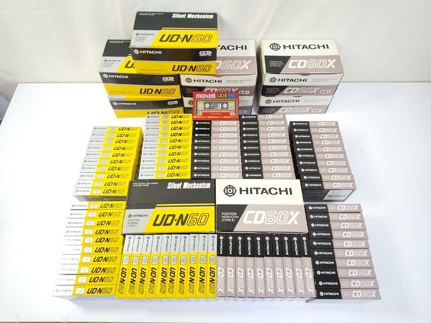 NC1950 未開封 ノーマル ハイポジション カセットテープ 計90巻 CD60X