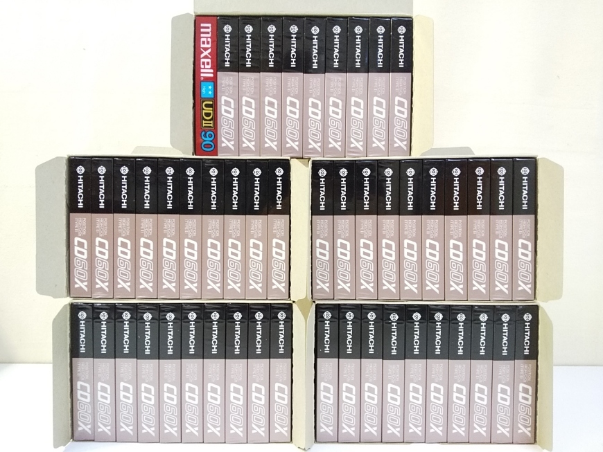NC1950 未開封 ノーマル ハイポジション カセットテープ 計90巻 CD60X