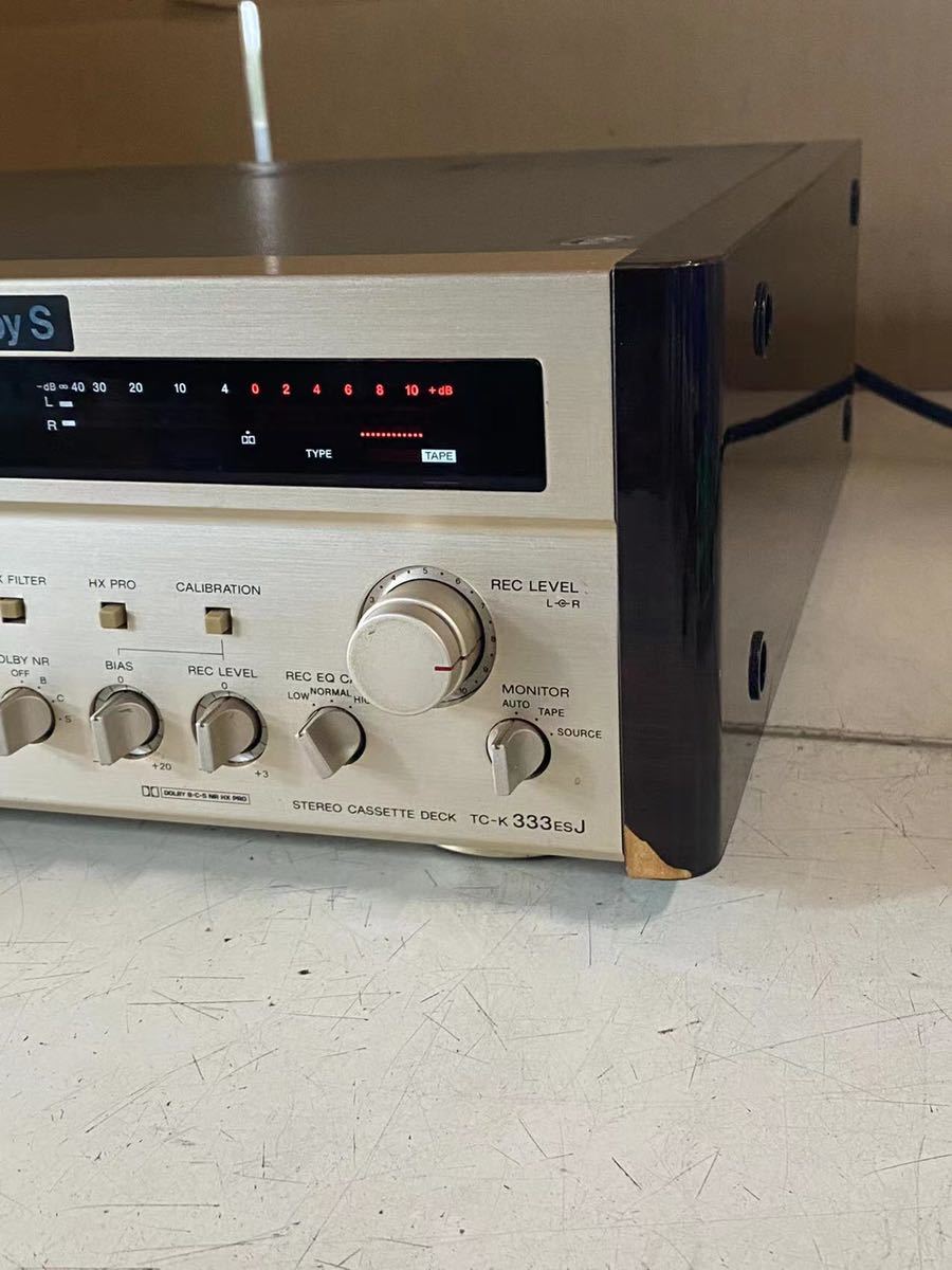 SONY ソニー TC-K333ESJ カセットデッキ 通電/ジャンク ソニー