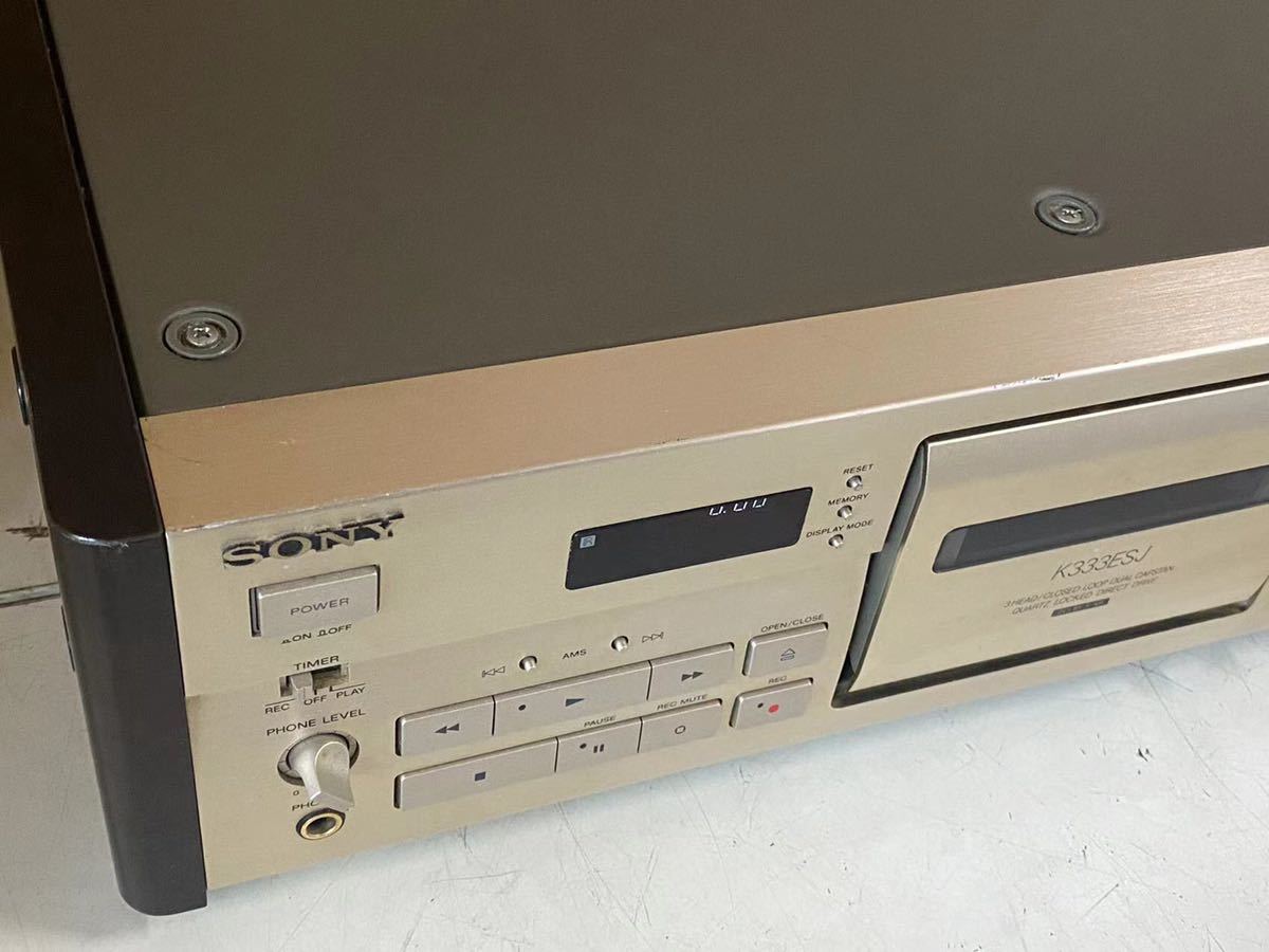 SONY ソニー TC-K333ESJ カセットデッキ 通電/ジャンク ソニー