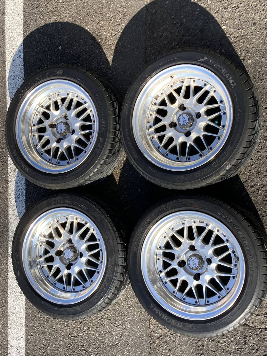 AE86 SSR ドリドリメッシュ イニシャルD 7J 4/114.3 -2 4本 当時物