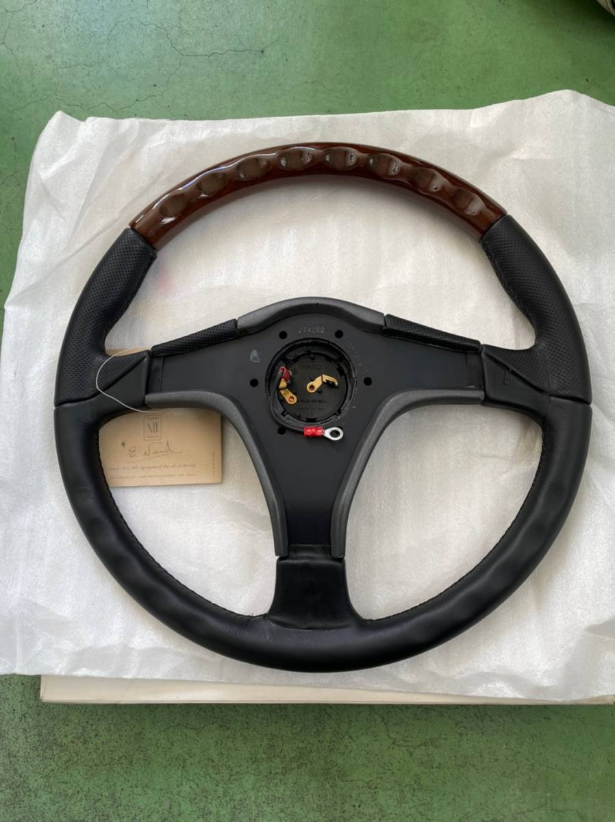 ☆新品☆未使用☆ナルディ NARDI Z5 WOOD/BLACK クラシック GARA MOMO 