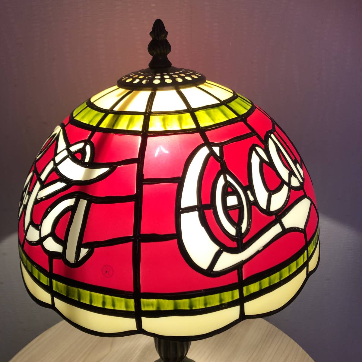 コカコーラ ステンドグラス調 Coca－Cora 未使用品☆コカコーラ