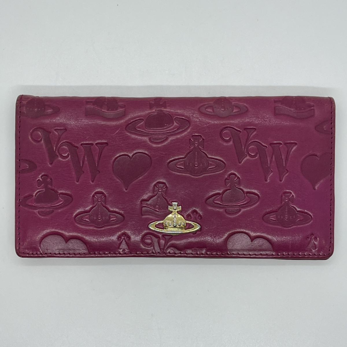 USED Vivienne Westwood ヴィヴィアンウエストウッド 二つ折り 長財布 