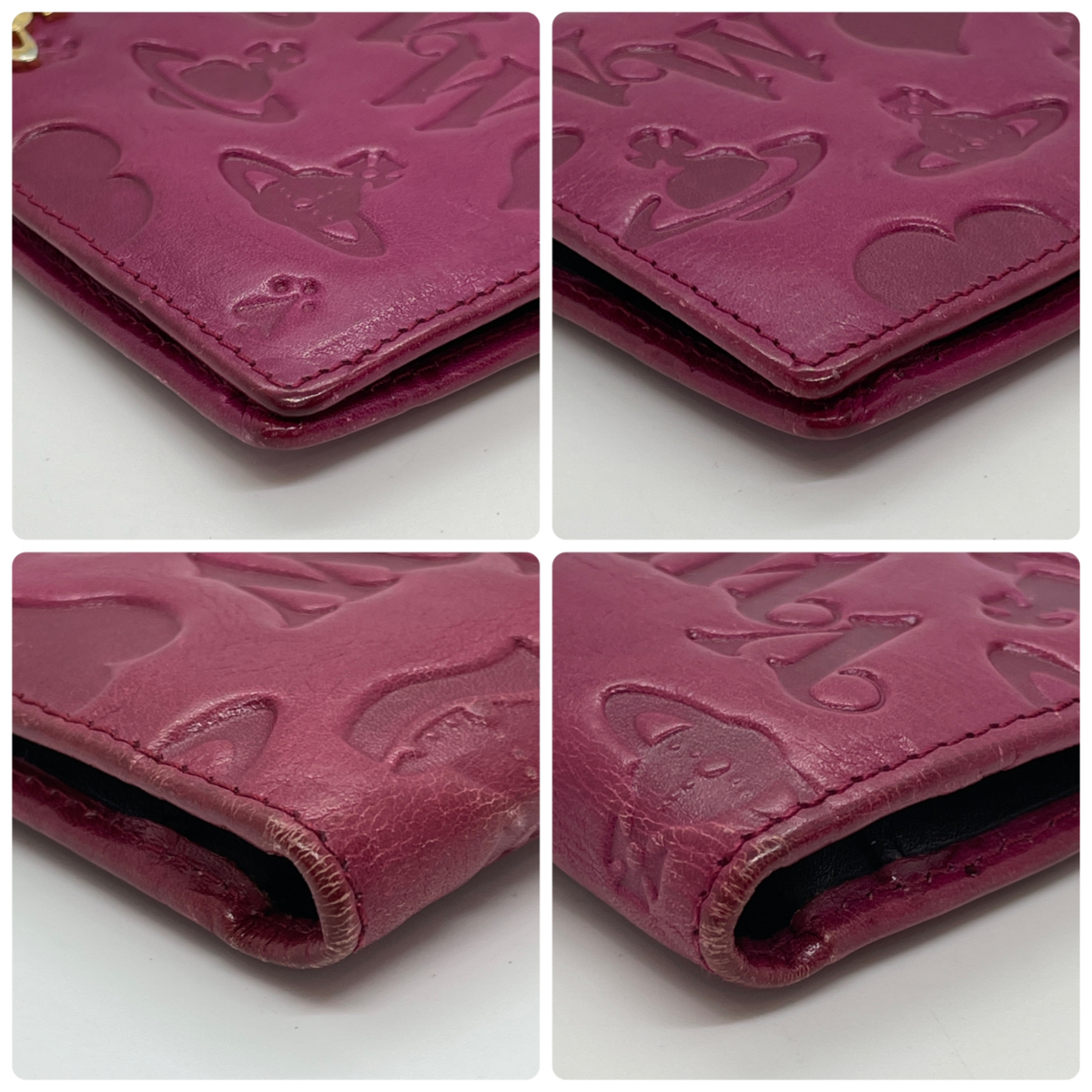 USED Vivienne Westwood ヴィヴィアンウエストウッド 二つ折り 長財布 