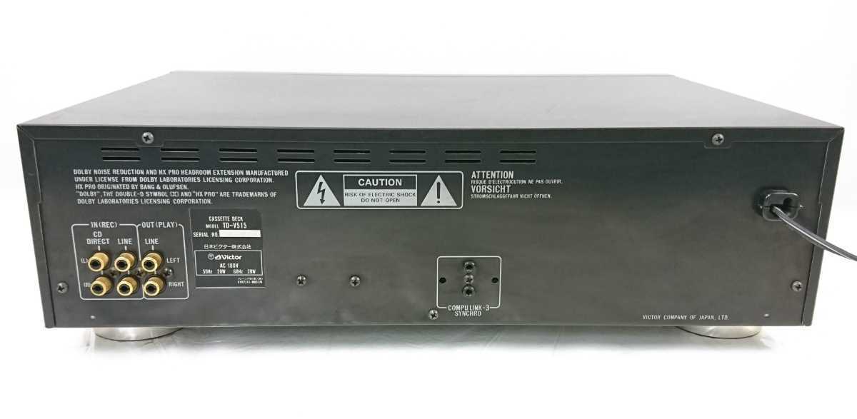 Victor ビクター カセットデッキ TD-V515 動作品 3ヘッド 【公式通販】