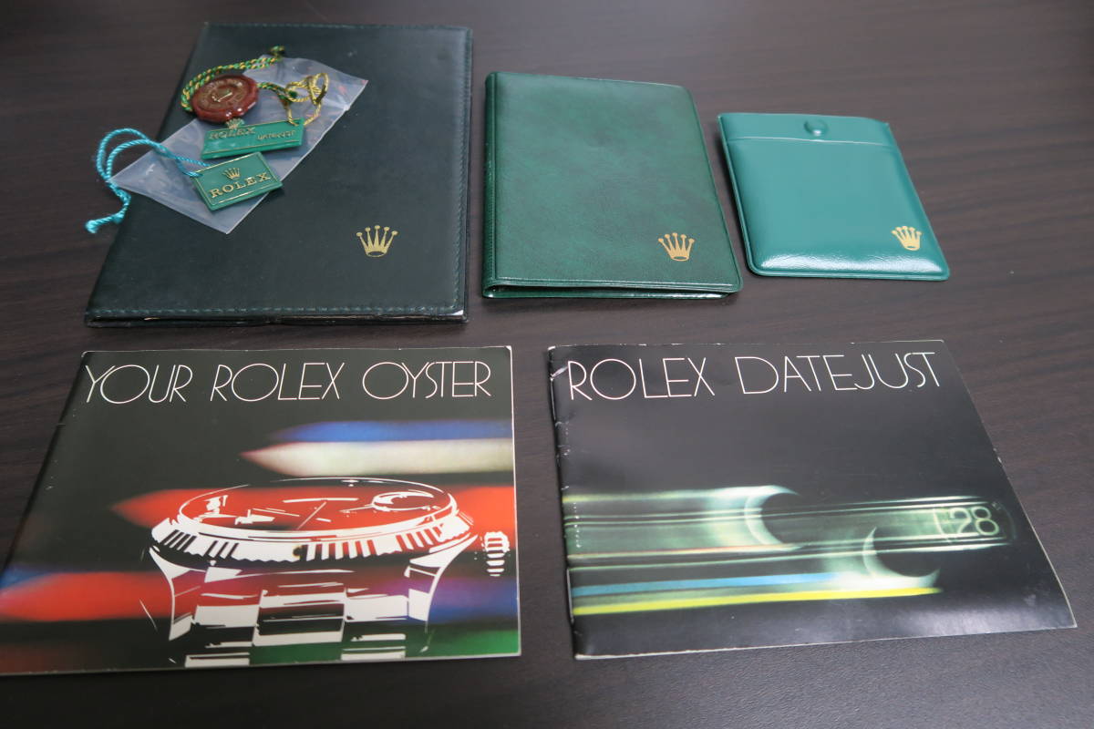P:ROLEX/ロレックス DATE-JUST/デイトジャスト 冊子・付属品セット