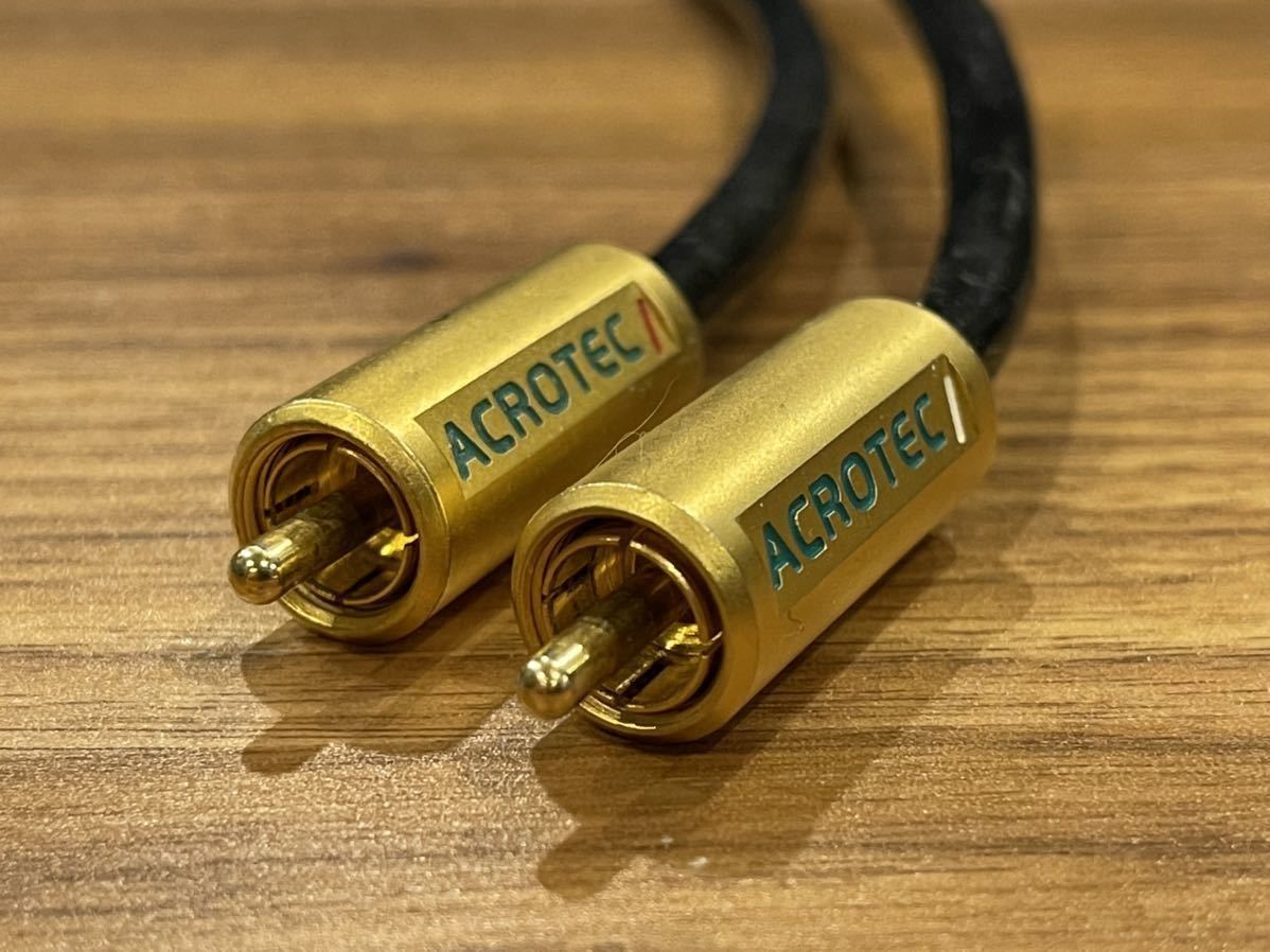 ACROTEC 6N-A2200 1.0mペア　99.99997%Cu ACROTEC 6N-A2200 ペア オーディオケーブル ③ ピン